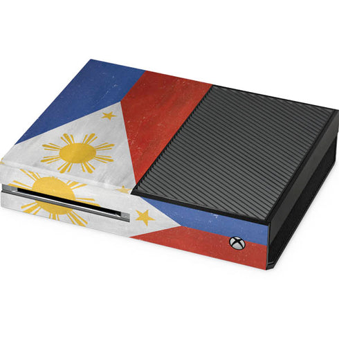 Philippines Flag Distressed Xbox One Console Skin